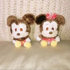 ミッキーとミニーのウェルカムドール　ぬいぐるみ