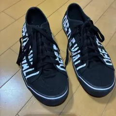 VANS OFF THE WALL ブラック/ホワイト スニーカー