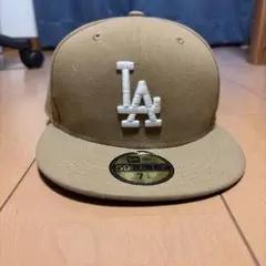 New Era 59FIFTY LA ベージュキャップ 7 1/4
