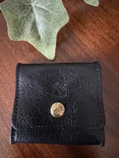 【美品】 イルビゾンテ コインケース 小銭入れ 財布 スクエア型 ボタン