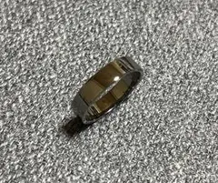 シンプル ルテニウムコーティングリング 指輪 17号 - メルカリ