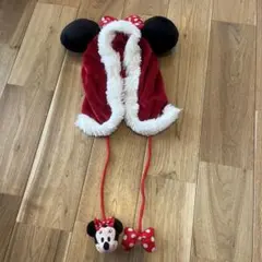 【美品】ミニーマウス ファンキャップ 赤