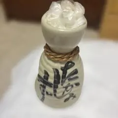 陶器製 徳利 縄飾り付き 和風 酒器