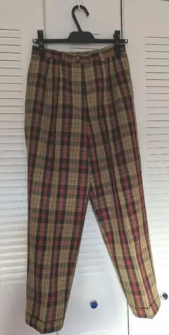 美品☆McGREGOR タータンチェック柄スラックス