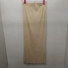 13　プリーツプリーズ　ベージュロングスカート　サイズ1
