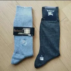 Burberry's ソックス グレー2足