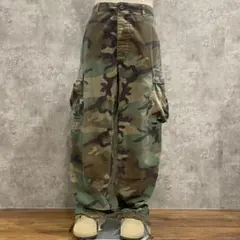 【送料無料】 ミリタリーパンツ カーゴパンツ 迷彩柄 ウッドカモ カモ柄