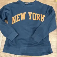 devirock ネイビー NEW YORK トレーナー