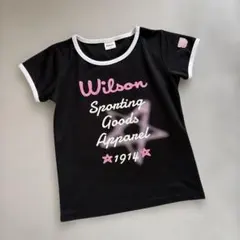 Wilson　スポーツメッシュTシャツ　黒　140cmのサムネイル