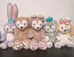 ディズニー ダッフィー&フレンズ ぬいぐるみSサイズ まとめ売り