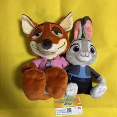 ズートピア2 ペアぬいぐるみ　ニック＆ジュディ ⑥