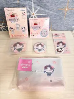 忍たま乱太郎 山田利吉 桜もちぴこ フリューくじ ポーチ アクリルスタンド 他