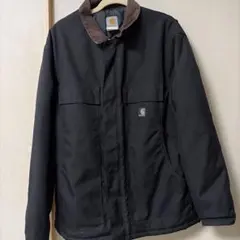 Carhartt ブラックジャケット コーデュロイ襟 - メルカリ