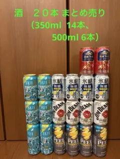 酒　まとめ売り　24本　チューハイ　ハイボール　ジムビーム　氷結無糖　などのサムネイル