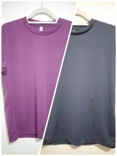 glimmer半袖Tシャツ 2枚セット パープル ネイビーのサムネイル