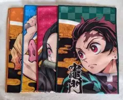 新品　鬼滅の刃 タオル 4枚 セット かまぼこ隊