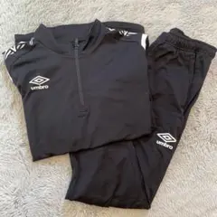 umbro トレーニングウェア 上下セット 黒