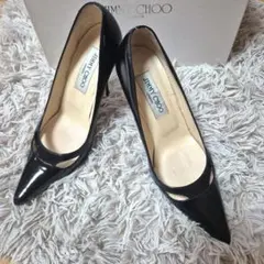 JIMMY CHOO ブラック ハイヒール