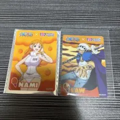 新品 ワンピース サーティワン トラファルガー•ロー カード