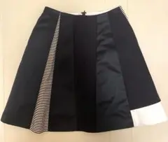 JILSANDER フレアスカート ネイビー 34 オフィス フォーマル 上品 JILSANDER フレアスカート ネイビー 34 オフィス フォーマル