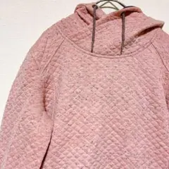 一点もの◆ロキシー パーカー ハイネック長袖 キルティング S 桃 タウンユース