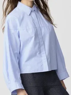 コットンコクーンシャツ ユニクロ