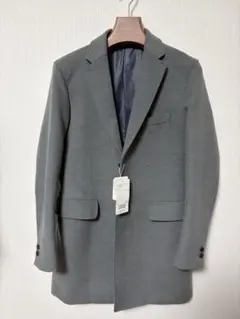 ビームス　BEAMS グレー　コート　ダグ付き未使用