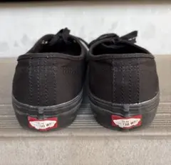 極美品 vans オーセンティック PRO オールブラック 黒 US9.5 廃盤