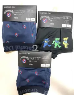 GU Grateful Dead ボクサーパンツ Mサイズ 3点セット