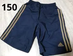 adidas ハーフパンツ 150 ネイビー