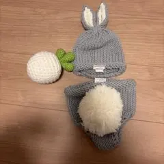 shein ニューボーンフォト うさぎ