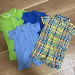 Ralph Laurenロンパース4点セット