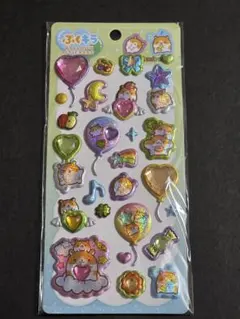 ■ぷくキラシール　はむちゃんずわーるど　ボンボンドロップシール