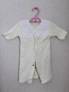 クリーム色ツーウェイ・ドレスオール 50〜60cm