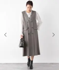 GLOBAL WORK Vネックジレジャンスカ