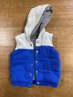 プチバトー　リバーシブルベビーベスト