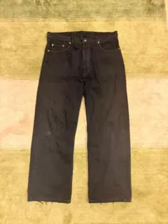 90s Levi's ブラックデニム ストレートパンツ