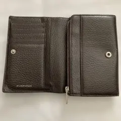 BURBERRY ダークブラウン 二つ折り財布