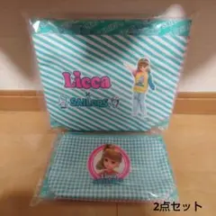 Licca x Sailors ストライプポーチ 2点セット