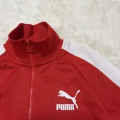【極美品】PUMA プーマ トラックジャケット ジャージ T7 レッドBTS着用