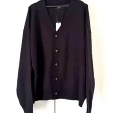 MONO-MART オーバーサイズ カーディガン 黒　ブラック サイズS