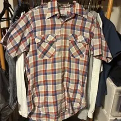 Levi's チェック柄 半袖シャツ Mサイズ　vintageのサムネイル
