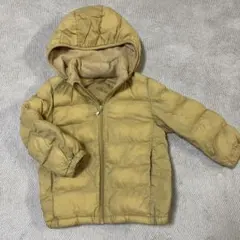 ユニクロ ウォームパデッド ウォッシャブルパーカ 中綿ジャケット コート 100