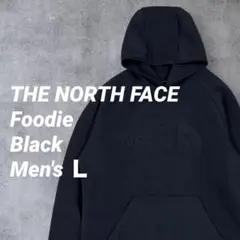 THE NORTH FACE エンボスロゴ パーカー ブラック シンプル 人気