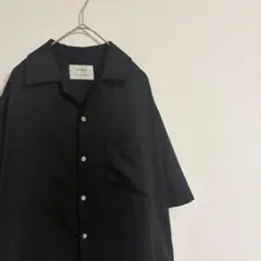 ！美品！STUDIOUS ステュディオス フィブリルサテンオープンカラーシャツ2のサムネイル