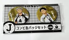 ハイキュー‼︎ ハッピーくじ　 梟谷　缶バッジ