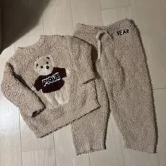 クリスマス限定品　くま　ベビーパジャマ ジェラピケ　90-100