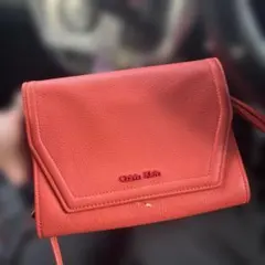 Calvin Klein オレンジ ショルダーバッグ