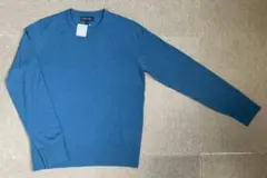 ブルックスブラザーズ メリノウール セーター S ターコイズ ブルー クルー