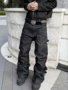 ワックス加工 フレアデニム y2k swag opium nubian LEAN - メルカリ